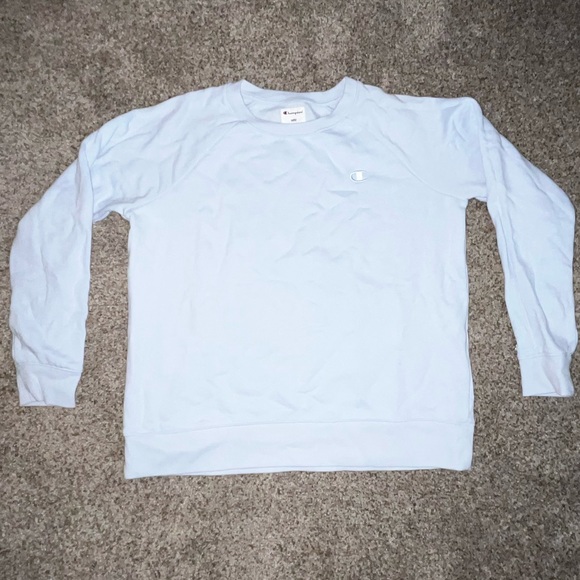 Light blue fleece champion crew - Picture 1 of 2